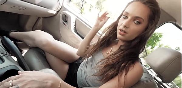 Uma jolie gives her stepdad a blowjob in the car and man this hot teen sure knows how to suck cock jolie sucks and sucks until she is all sweaty 882 Porn image