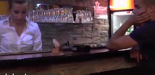 Sexy waitress fucks hard with horny customer 556 Porn Videos