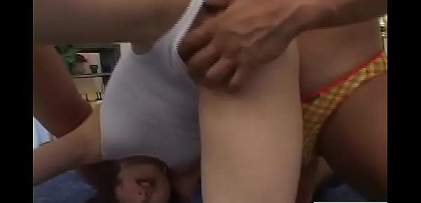 Japanese amateur in leotard fondled by former wrestler 2135 Porn Videos photo